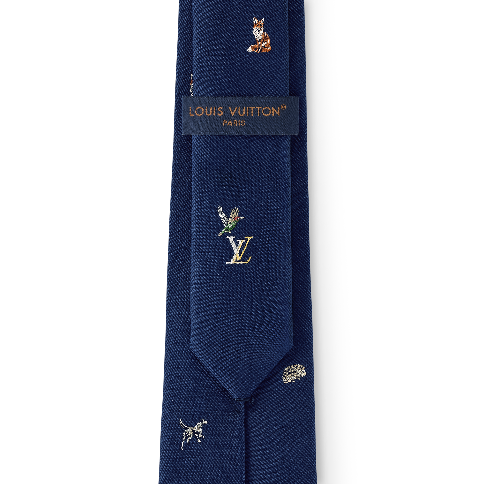 Animal Blason Tie S00 - Men - Accessories | LOUIS VUITTON ®